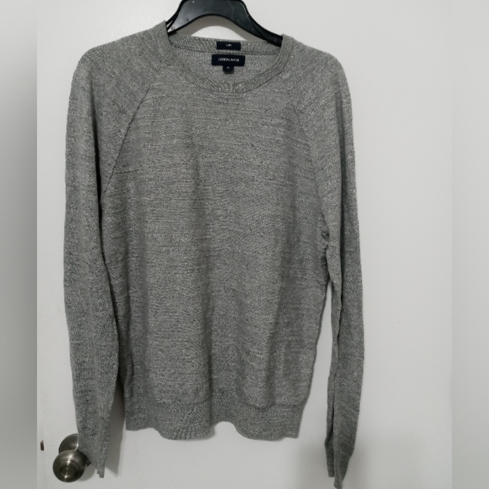 J. Crew/Jeans Long sleeve.Gray Thermal Slim fit 100% Cotton pullover M